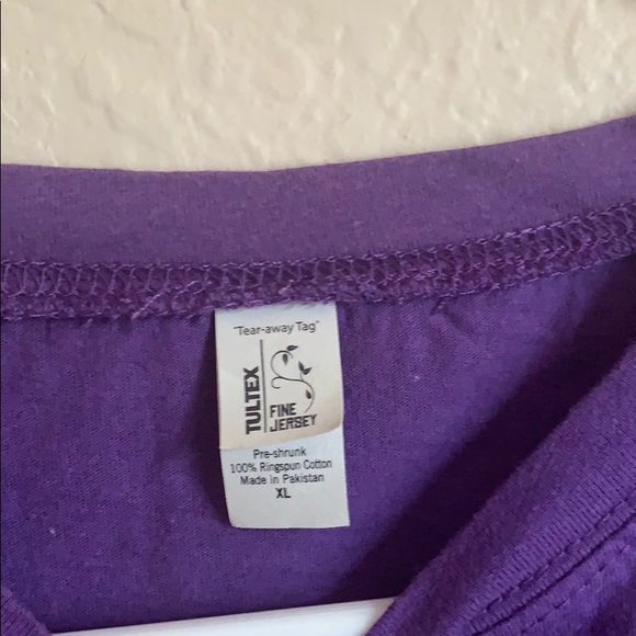 Justin Bieber Never Say Never Purple Tee - Picture 3 of 4